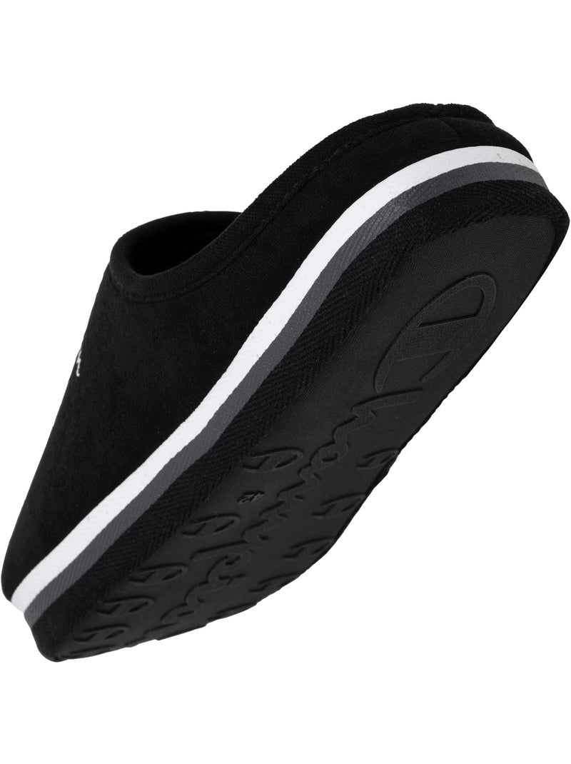 Zapatillas chinelas suédina ultracómoda, mullida, flexible y hombre champion Negro - Kiabi