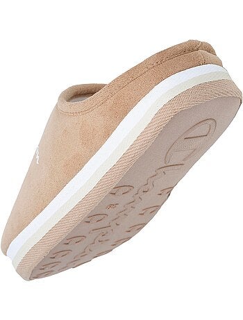 Zapatillas chinelas jersey acanalado ultracómodo, suave, mujer champion