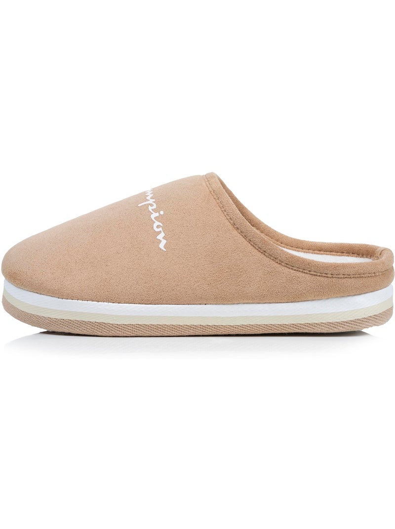 Zapatillas chinelas suédina ultracómoda, mullida, flexible y mujer champion Camel - Kiabi