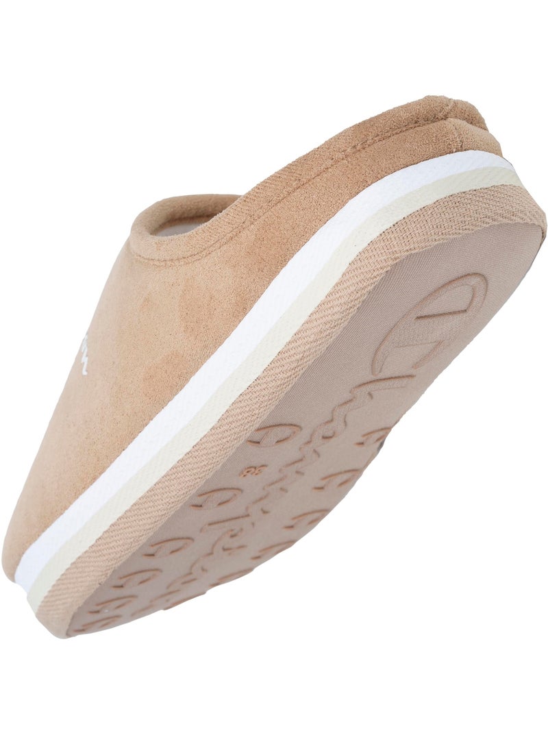 Zapatillas chinelas suédina ultracómoda, mullida, flexible y mujer champion Camel - Kiabi