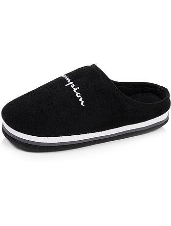 Zapatillas chinelas jersey acanalado ultracómodo, suave, mujer champion