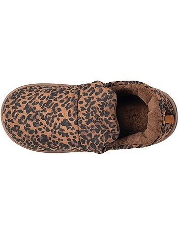 Zapatillas chinelas suédine, suela «bloup», extra cómoda mujer isotoner