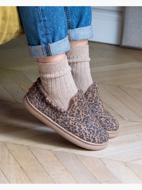 Zapatillas chinelas suédine, suela «bloup», extra cómoda mujer isotoner - Kiabi Zapatillas chinelas suédine, suela «bloup», extra cómoda mujer isotoner - Kiabi