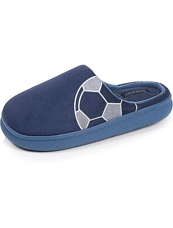 Zapatillas chinelas suédine, suela «bloup», extra cómoda niño Isotoner