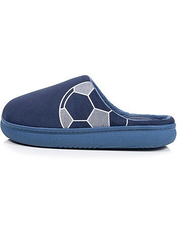 Zapatillas chinelas suédine, suela «bloup», extra cómoda niño Isotoner