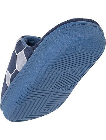 Zapatillas chinelas suédine, suela «bloup», extra cómoda niño Isotoner