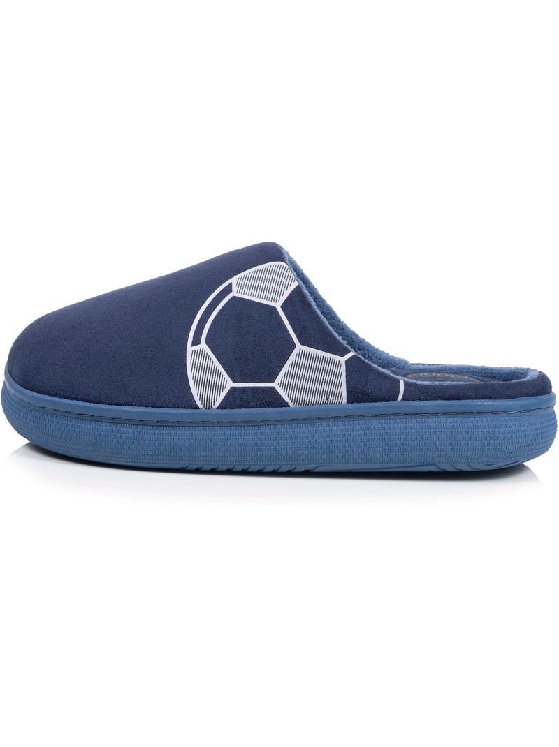Zapatillas chinelas suédine, suela «bloup», extra cómoda niño Isotoner Azul marino - Kiabi