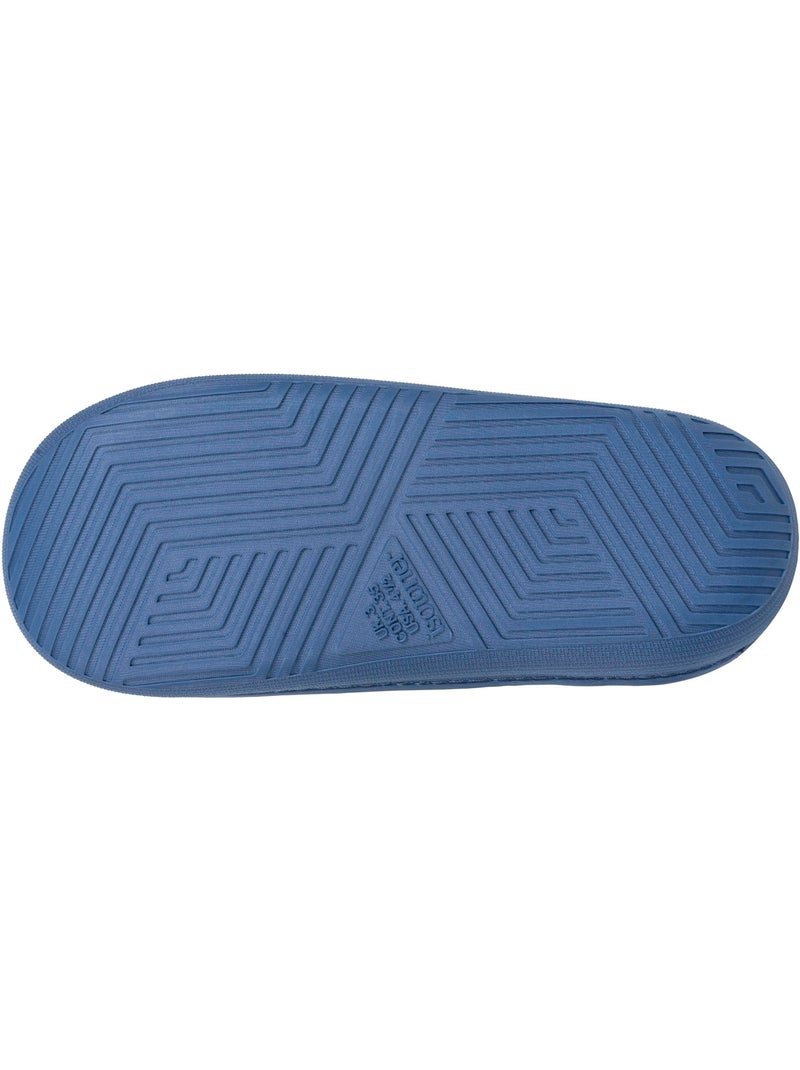 Zapatillas chinelas suédine, suela «bloup», extra cómoda niño Isotoner Azul marino - Kiabi