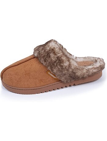 Zapatillas chinelas suéfine, caliente mujer isotoner