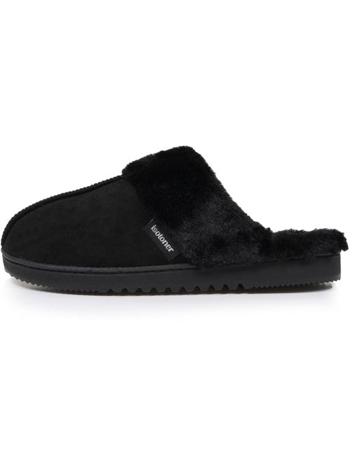 Zapatillas chinelas suéfine, caliente mujer Isotoner - Kiabi
