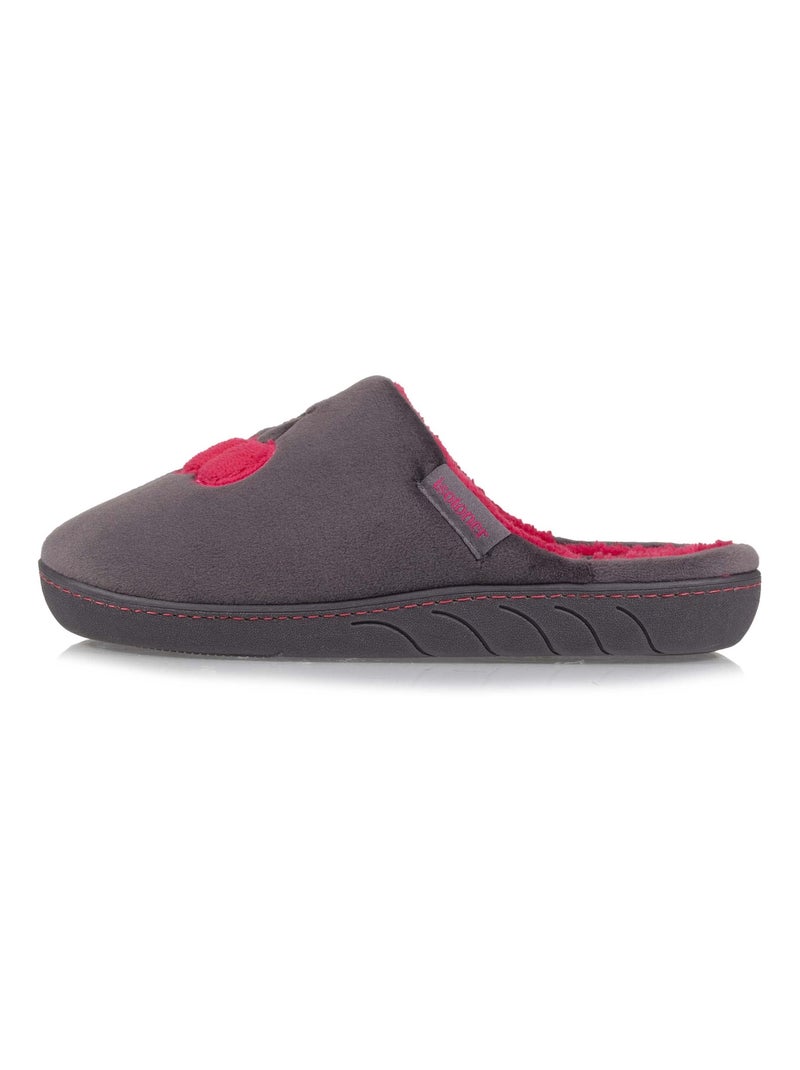 Zapatillas chinelas Suela antideslizante niña Isotoner Gris oscuro - Kiabi