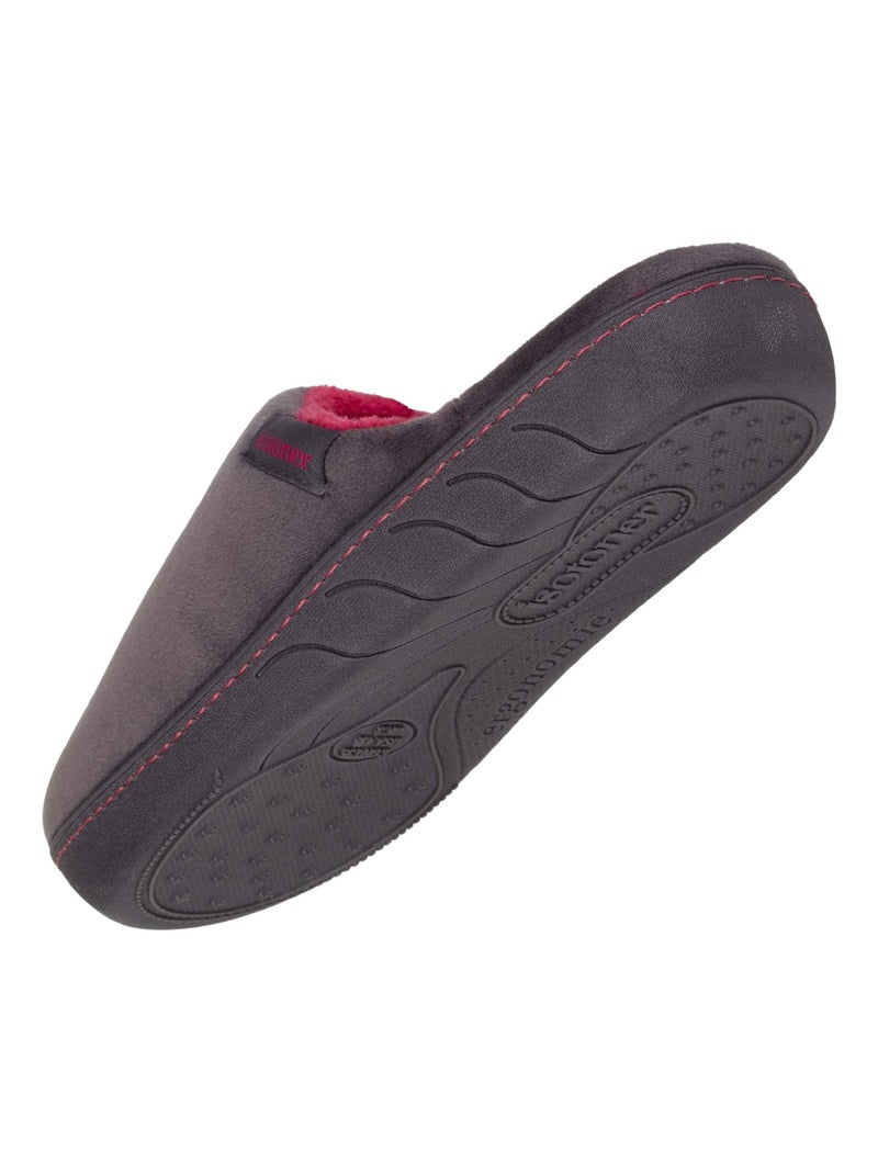Zapatillas chinelas Suela antideslizante niña Isotoner Gris oscuro - Kiabi