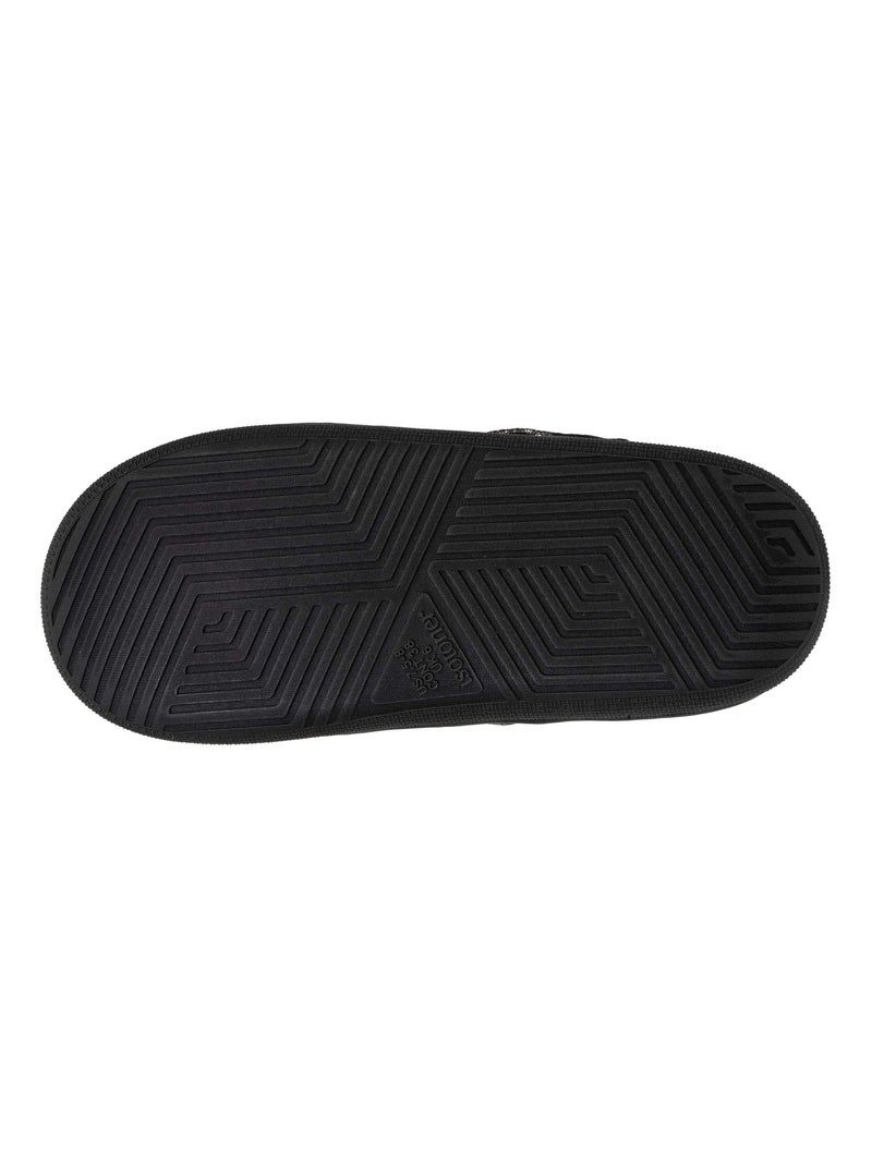 Zapatillas chinelas suela bloup comfort mujer Isotoner Negro - Kiabi