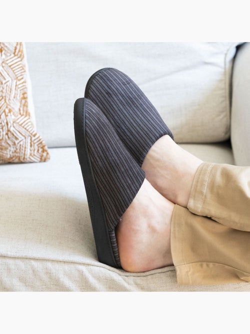 Zapatillas chinelas suela con memoria de forma hombre Isotoner - Kiabi