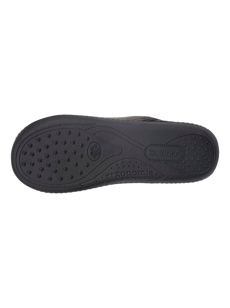 Zapatillas chinelas suela con memoria de forma hombre Isotoner Gris - Kiabi