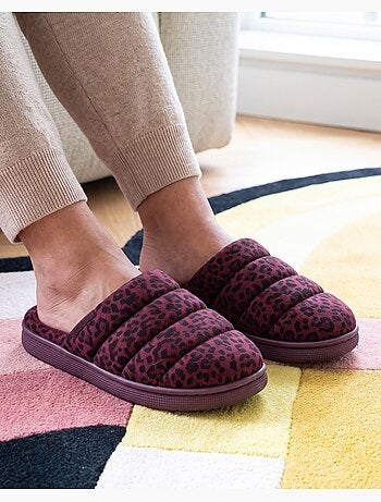 Zapatillas chinelas suela de ante bloup xtra comfort mujer