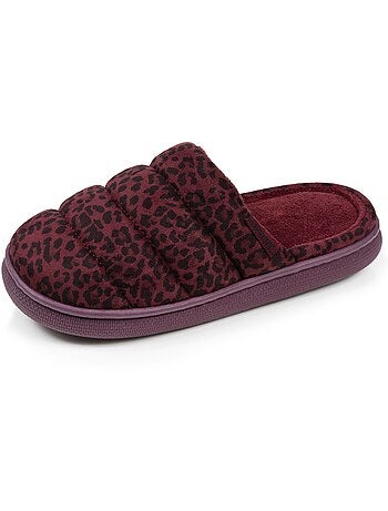 Zapatillas chinelas suela de ante bloup XTRA Comfort mujer Isotoner