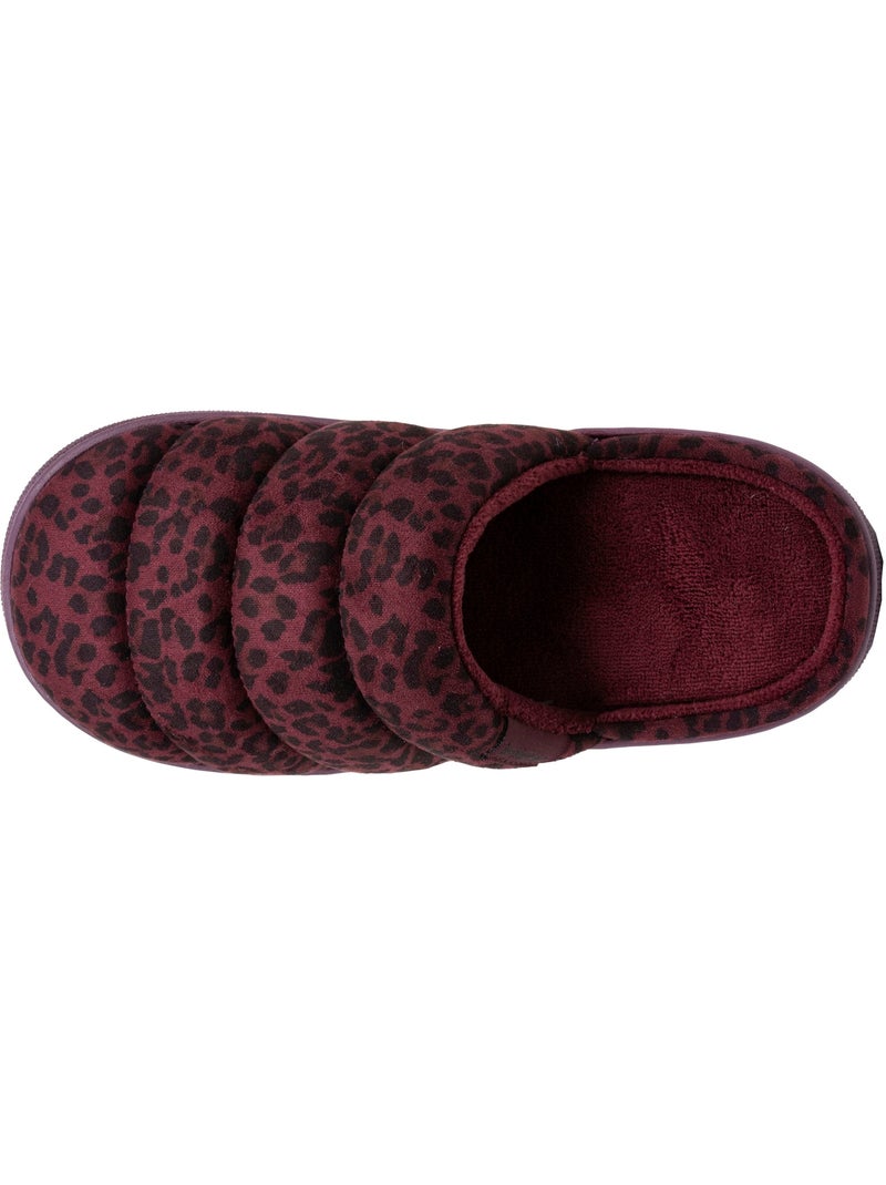 Zapatillas chinelas suela de ante bloup XTRA Comfort mujer Isotoner Burdeos - Kiabi