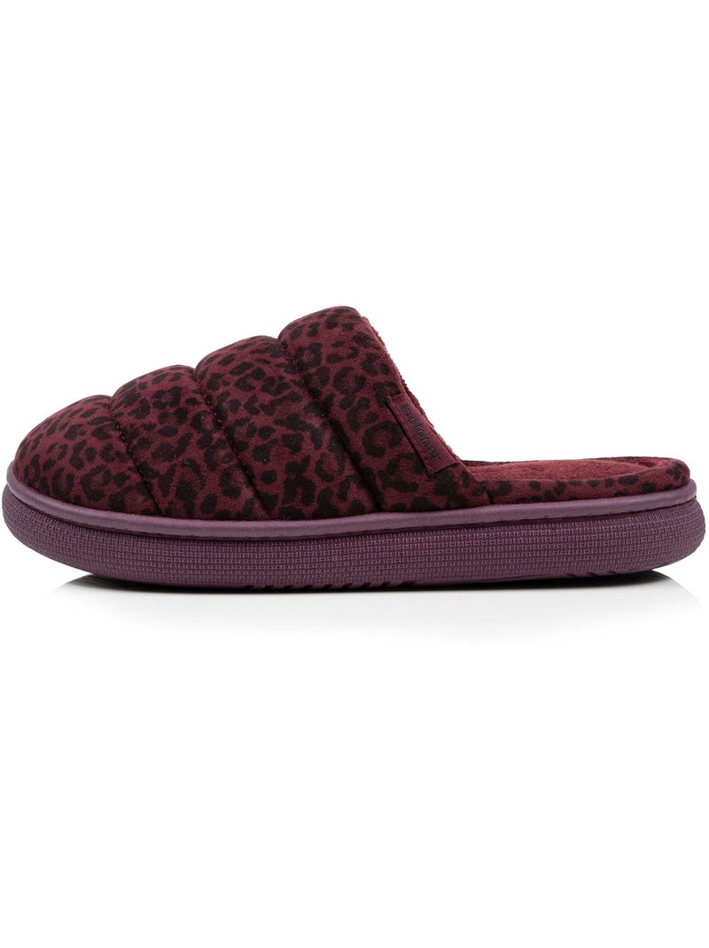 Zapatillas chinelas suela de ante bloup XTRA Comfort mujer Isotoner Burdeos - Kiabi