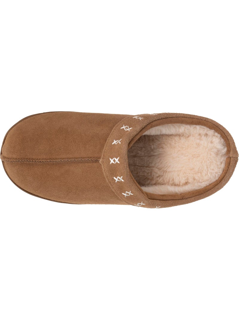 Zapatillas chinelas suela de plataforma de 3,5 cm mujer Camel - Kiabi