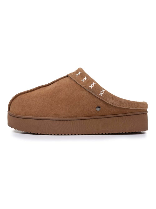 Zapatillas chinelas Suela de plataforma de 3,5 cm mujer Isotoner - Kiabi