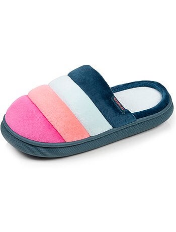 Zapatillas chinelas suela de ante bloup XTRA Comfort mujer Isotoner