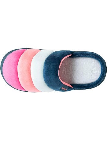 Zapatillas chinelas suela de ante bloup XTRA Comfort mujer Isotoner