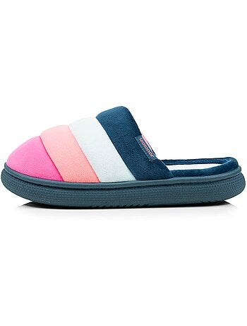 Zapatillas chinelas suela de ante bloup XTRA Comfort mujer Isotoner