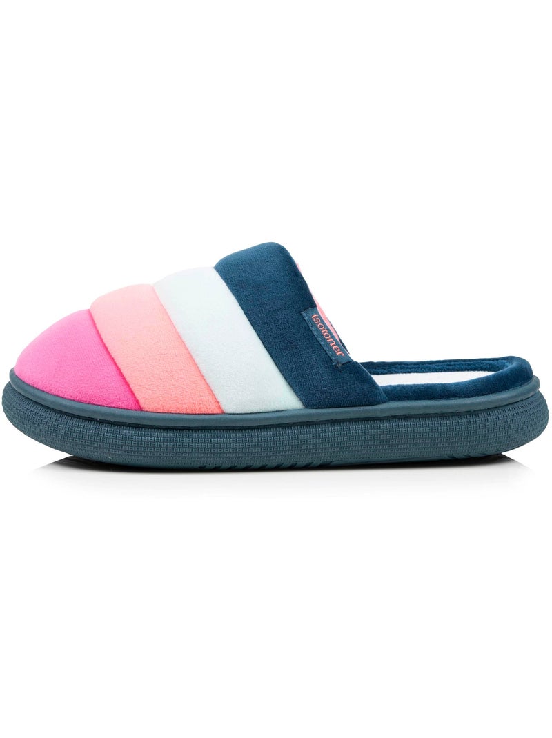 Zapatillas chinelas suela de terciopelo bloup XTRA Comfort mujer Isotoner Multicolor - Kiabi