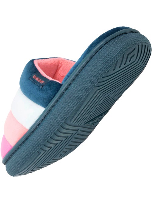 Zapatillas chinelas suela de terciopelo bloup XTRA Comfort mujer Isotoner - Kiabi