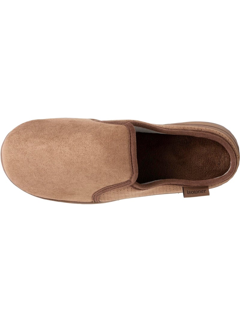 Zapatillas chinelas suela deportiva de ante, ligera y hombre Camel - Kiabi