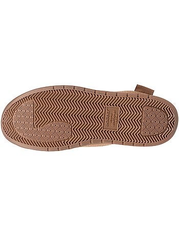 Zapatillas chinelas suela deportiva de ante, ligera y hombre Isotoner