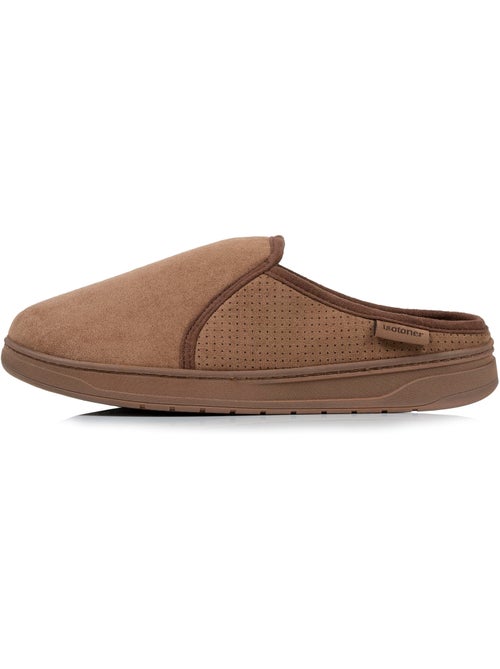 Zapatillas chinelas suela deportiva de ante, ligera y hombre Isotoner - Kiabi