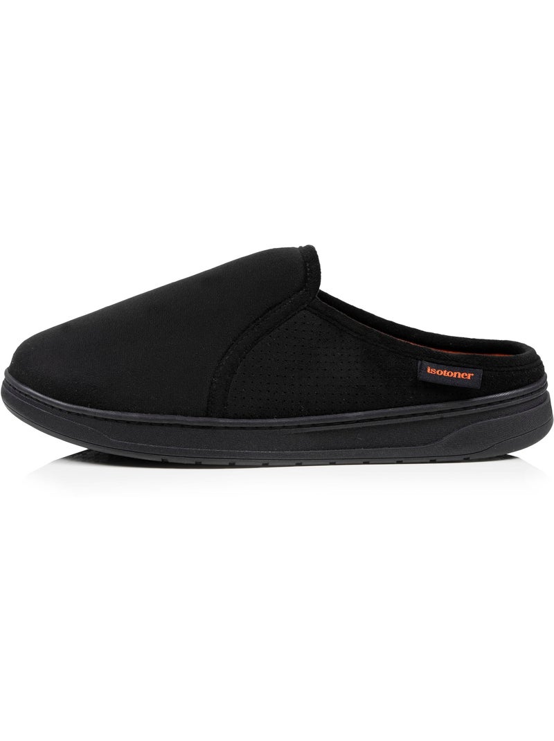 Zapatillas chinelas suela deportiva de ante, ligera y hombre Isotoner Negro - Kiabi