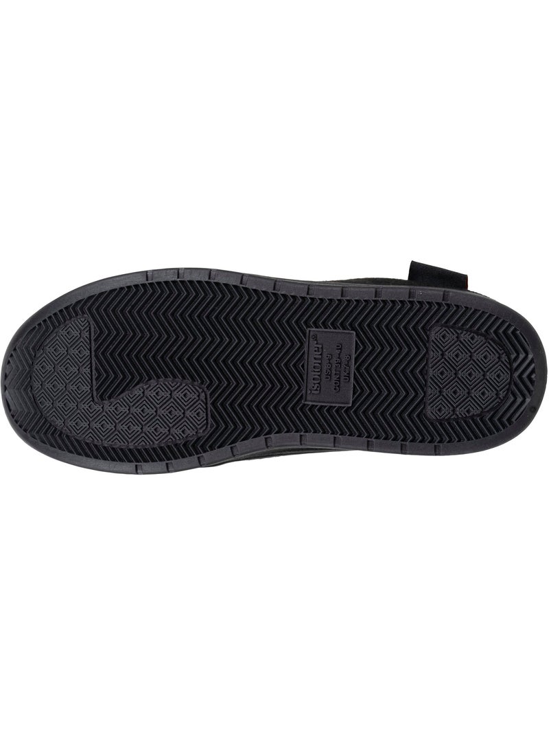 Zapatillas chinelas suela deportiva de ante, ligera y hombre Isotoner Negro - Kiabi