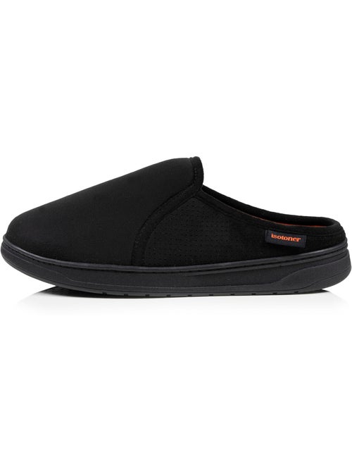 Zapatillas chinelas suela deportiva de ante, ligera y hombre - Kiabi