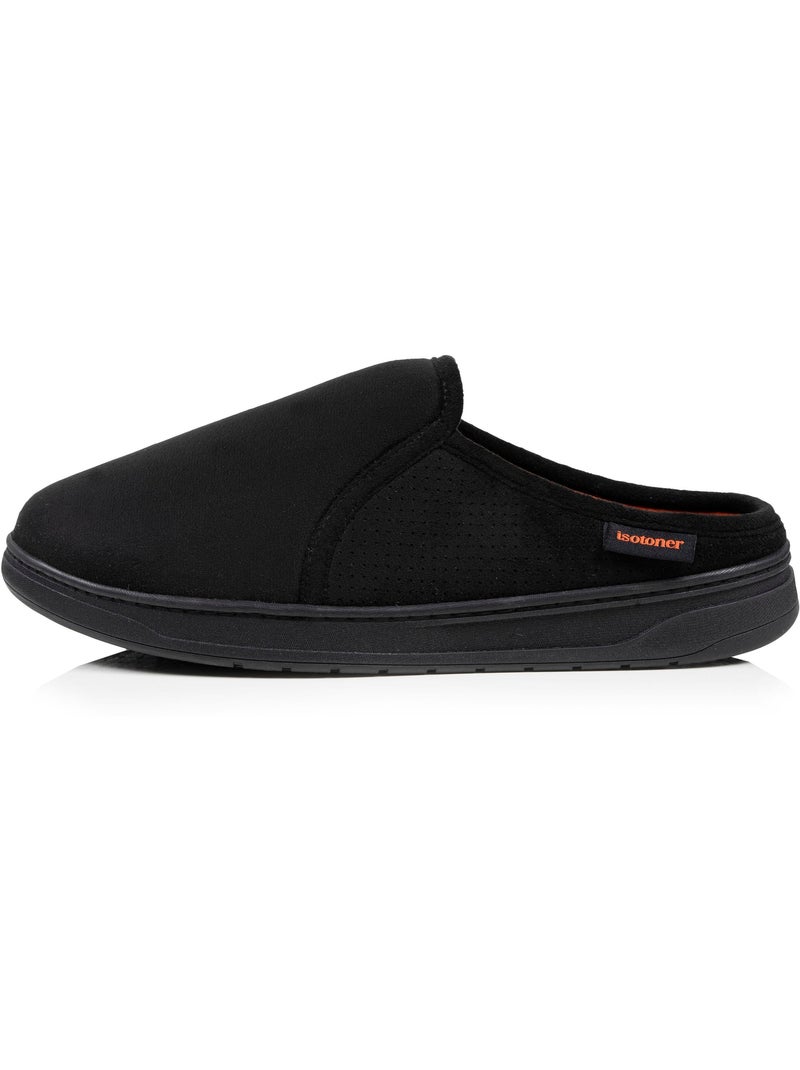 Zapatillas chinelas suela deportiva de ante, ligera y hombre Negro - Kiabi
