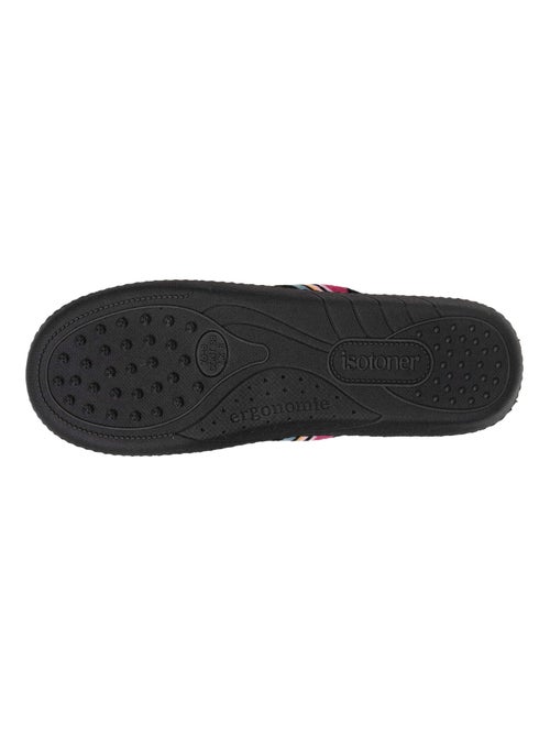 Zapatillas chinelas suela ergonómica confort, terciopelo mujer Isotoner - Kiabi
