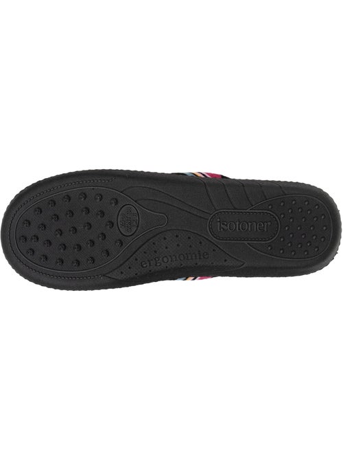 Zapatillas chinelas suela ergonómica confort, terciopelo mujer - Kiabi