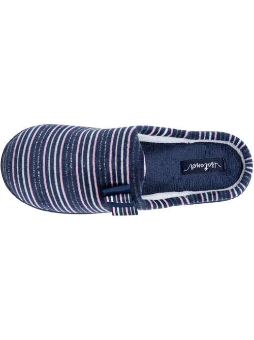 Zapatillas chinelas suela ergonómica de terciopelo mujer Isotoner - Kiabi