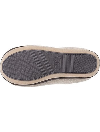 Zapatillas chinelas suela polar, cálida y cómoda hombre isotoner