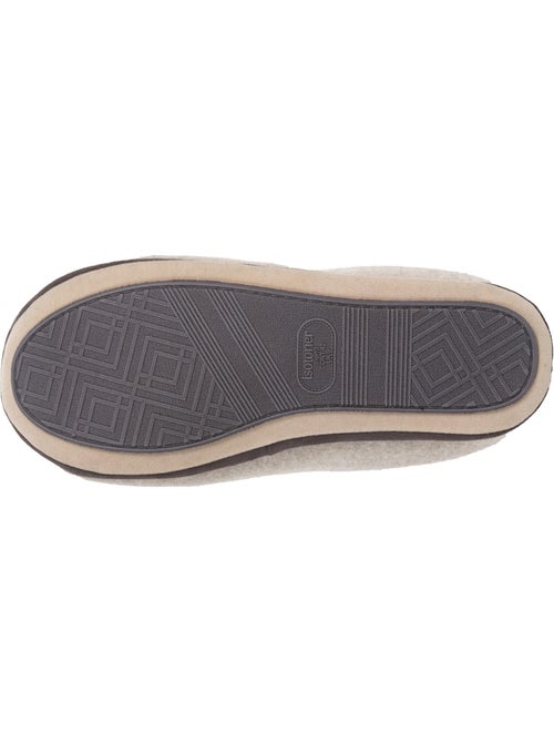 Zapatillas chinelas suela polar, cálida y cómoda hombre isotoner - Kiabi