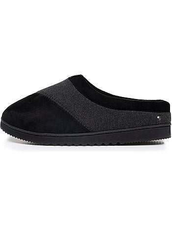 Zapatillas chinelas suela polar, cálida y cómoda hombre isotoner