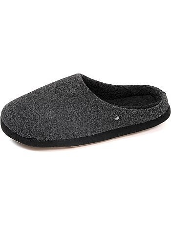 Zapatillas chinelas suela polar, cálida y cómoda hombre isotoner