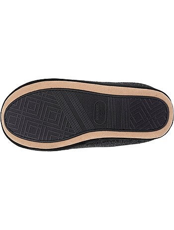 Zapatillas chinelas suela polar, cálida y cómoda hombre isotoner