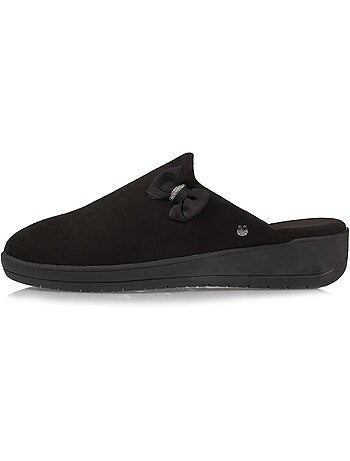 Zapatillas chinelas tacón pequeño de 4,5 cm mujer isotoner
