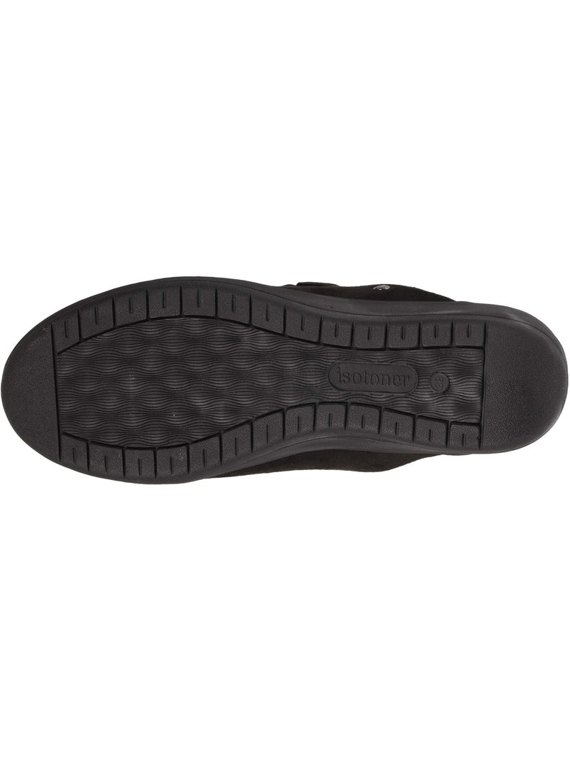 Zapatillas chinelas tacón pequeño de 4,5 cm mujer isotoner Negro - Kiabi