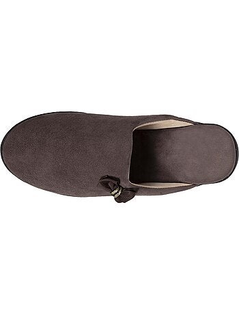Zapatillas chinelas tacón pequeño de 4,5 cm mujer isotoner