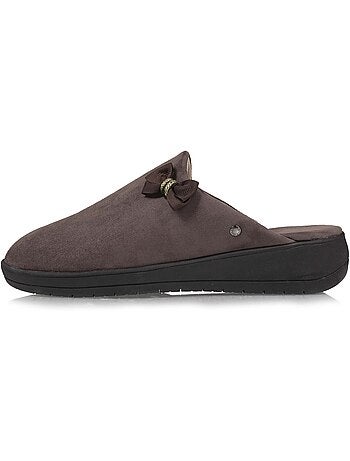 Zapatillas chinelas tacón pequeño de 4,5 cm mujer isotoner
