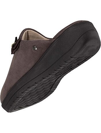 Zapatillas chinelas tacón pequeño de 4,5 cm mujer isotoner
